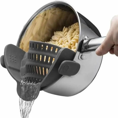 Clip-On Silicone Pot Strainer