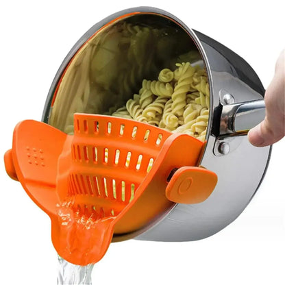 Clip-On Silicone Pot Strainer