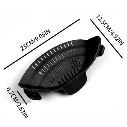 Clip-On Silicone Pot Strainer