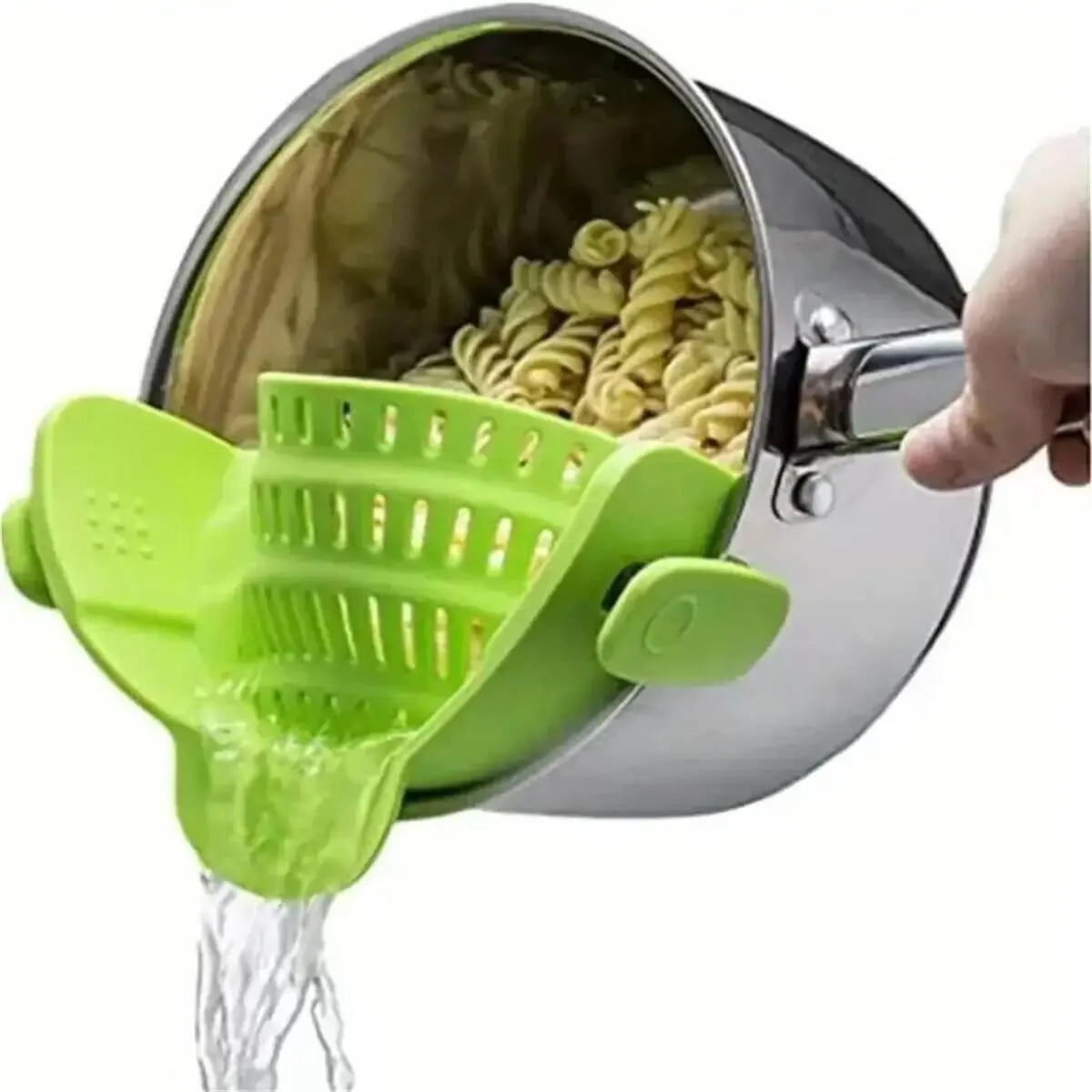 Clip-On Silicone Pot Strainer