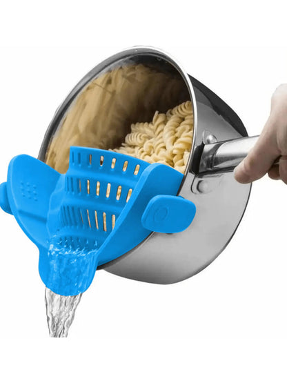 Clip-On Silicone Pot Strainer