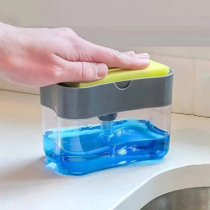 Soap Dispensing Sponge Holder